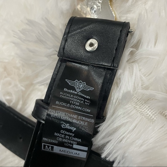 Minnie Mouse Black Silver Gold bow Belt - Picture 6 of 6